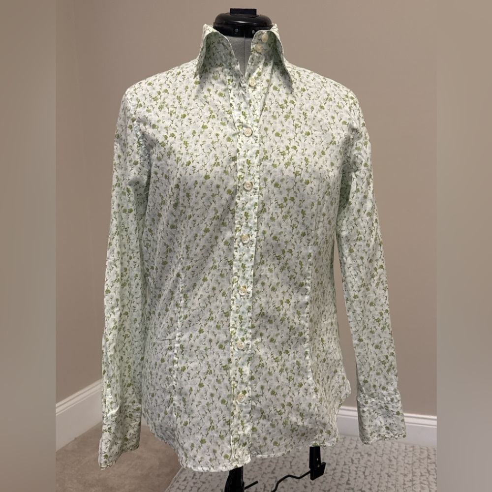 Vintage Barney’s New York Floral Button-Down | Tag Medium (Fits Small)
